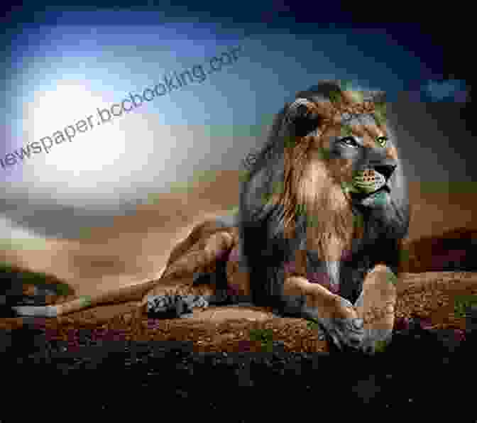 A Beautiful Illustration Of A Majestic Lion. Lion And The Thunderstorm 1: Children S Animal Bed Time Story (The Lion Siries Book)