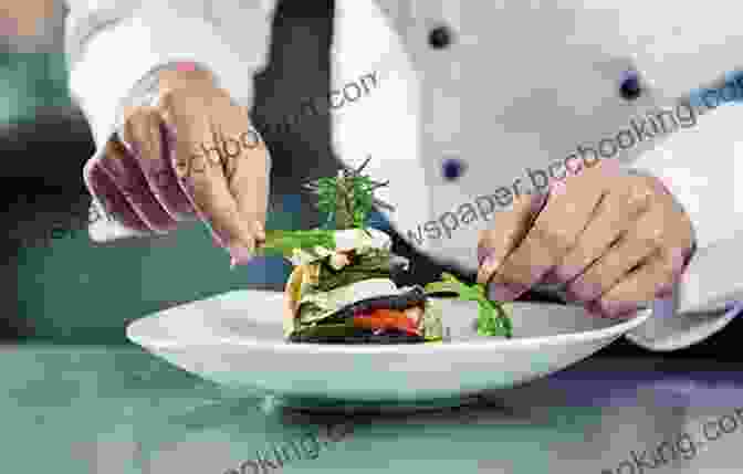 A Chef Carefully Plating An Asian Dish, Garnishing It With Herbs And Spices. Cantonese Style Recipes: A Complete Cookbook Of Fantastic Asian Dish Ideas