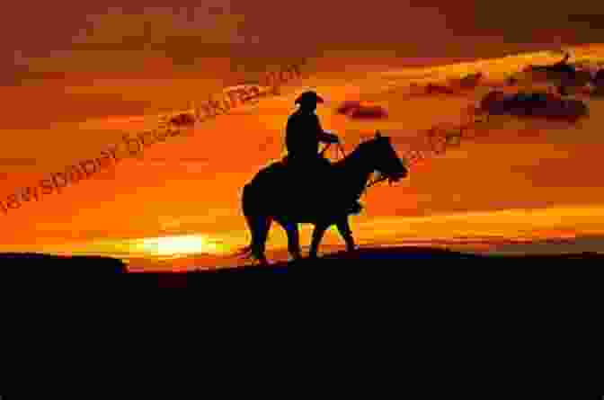 A Cowboy Riding Through A Field, Silhouetted Against The Setting Sun, Capturing The Iconic Imagery Of The American West. Southwestern Homelands (Directions) William Kittredge