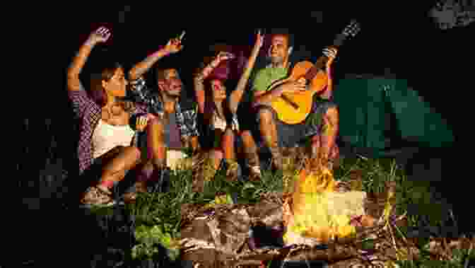A Group Of People Sitting Around A Campfire, Playing Music And Singing. Going To Seed: A Counterculture Memoir