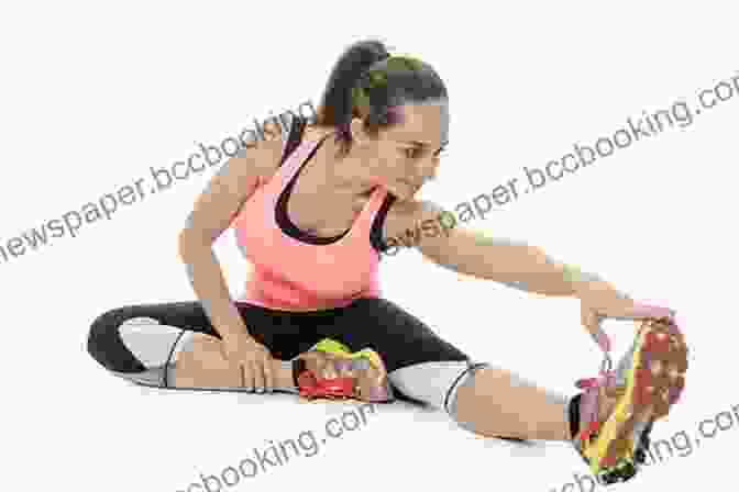 A Person Performing Various Stretching Exercises. Therapy Ball Workbook: Illustrated Step By Step Guide To Stretching Strengthening And Rehabilitative Techniques