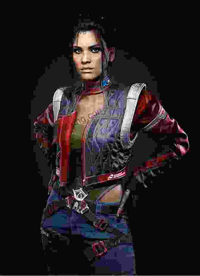 A Portrait Of Panam Palmer, A Fierce Nomad Leader, Showcasing Her Tribal Aesthetics And Weaponry The World Of Cyberpunk 2077 Marcin Batylda