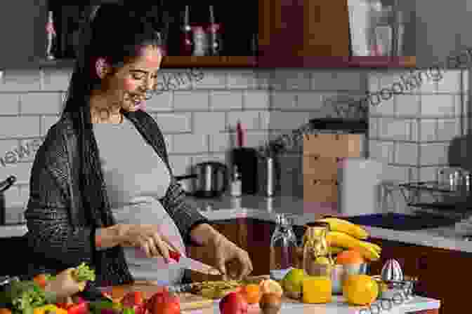 A Pregnant Woman Cooking A Healthy And Balanced Meal Spiritual Fertility: Integrative Practices For The Journey To Motherhood