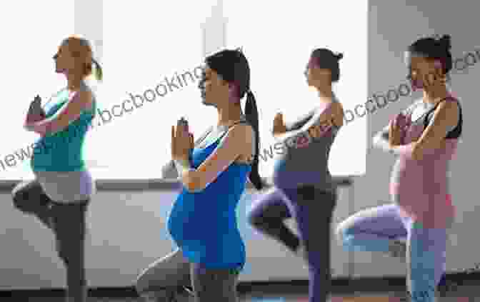 A Pregnant Woman Practicing Prenatal Yoga In A Group Setting Spiritual Fertility: Integrative Practices For The Journey To Motherhood