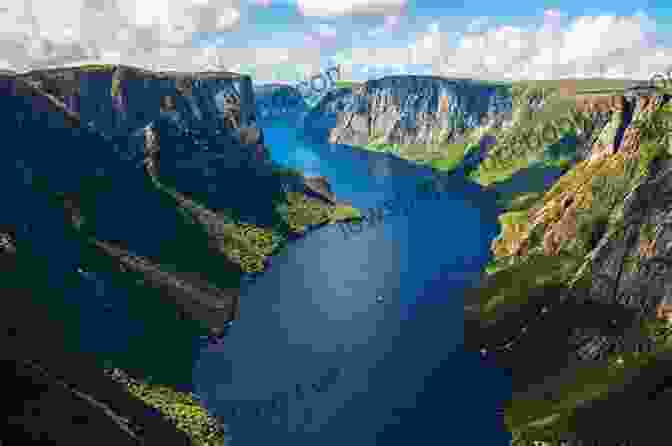 A Scenic View Of The Tablelands And Western Brook Pond, Located Within Gros Morne National Park. Canadian National Parks: World Tour