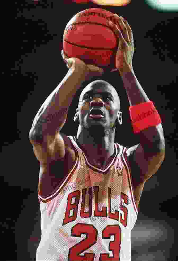 A Young Michael Jordan Playing Basketball The Legend Of Michael Jordan