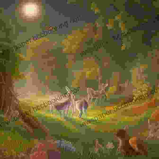 An Enchanting Illustration From The Book, Depicting The Three Fluffy Rabbits Frolicking In A Lush Forest The Three Fluffy Rabbits Kate DiCamillo