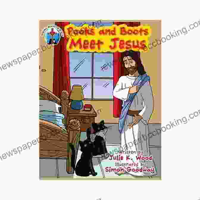Book Cover Of One Pooks Boots And Jesus, Featuring A Pair Of Red Cowboy Boots With A Cross Etched Into Them. Pooks And Boots Meet Jesus: One (Pooks Boots And Jesus 1)