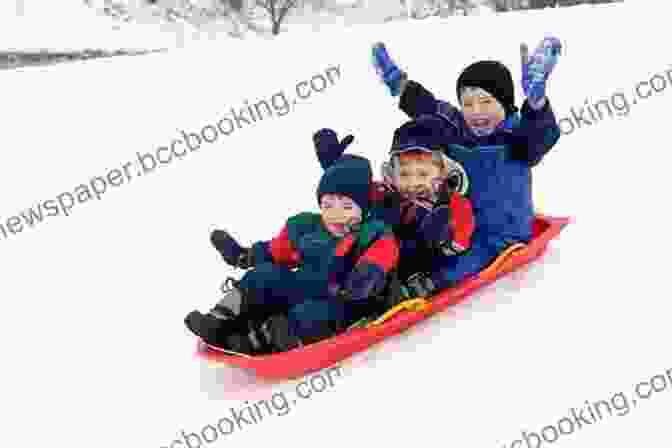 Children Sledding Down A Snowy Hill The Classic Guide To Winter Sports