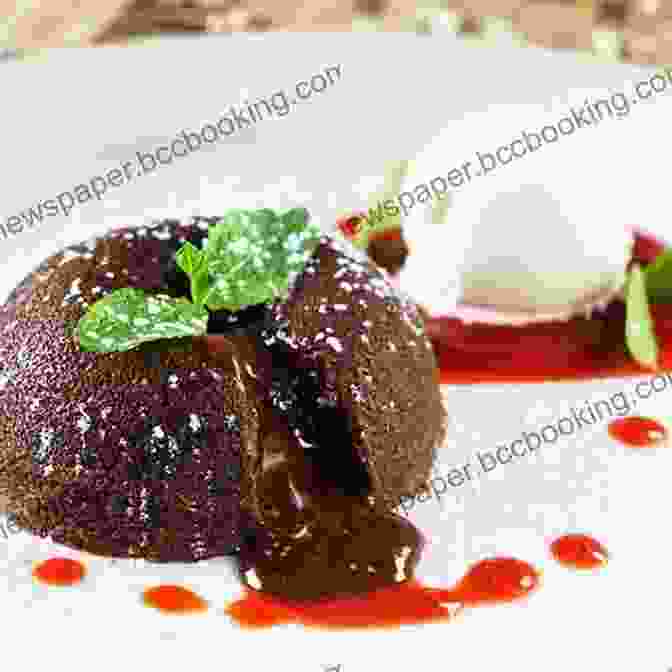 Chocolate Lava Cakes With Raspberry Sauce Simple And Delicious Recipes Muffin Cupcake Cookbook With Over 600 Recipes To Bake For Weekend