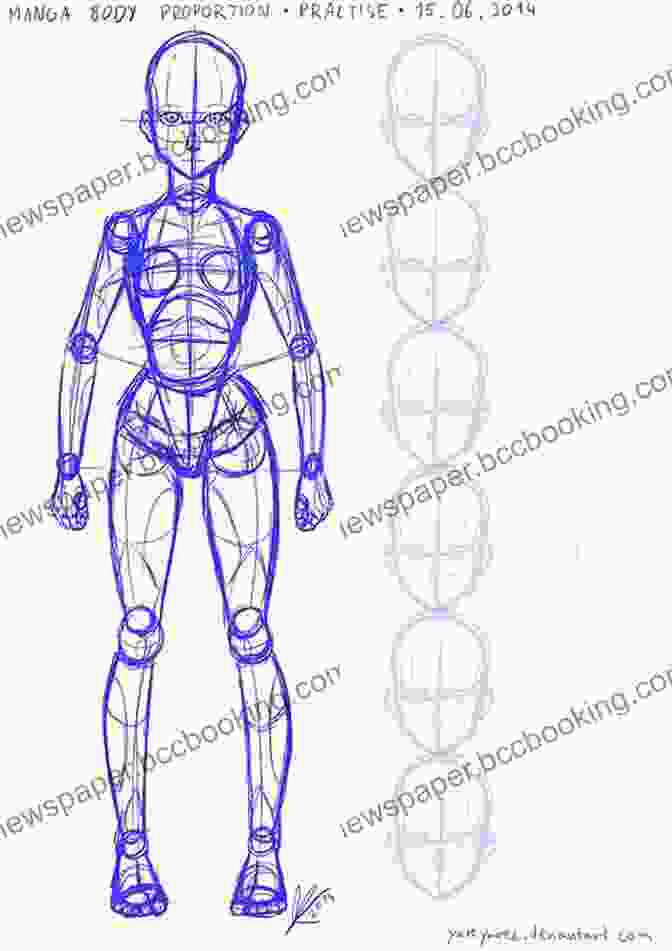 Detailed Anatomy And Proportions Of A Manga Character How To Draw: Manga Myths Legends: In Simple Steps