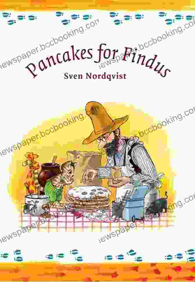 Findus Eagerly Reaching For A Stack Of Pancakes Pancakes For Findus (Findus And Pettson)