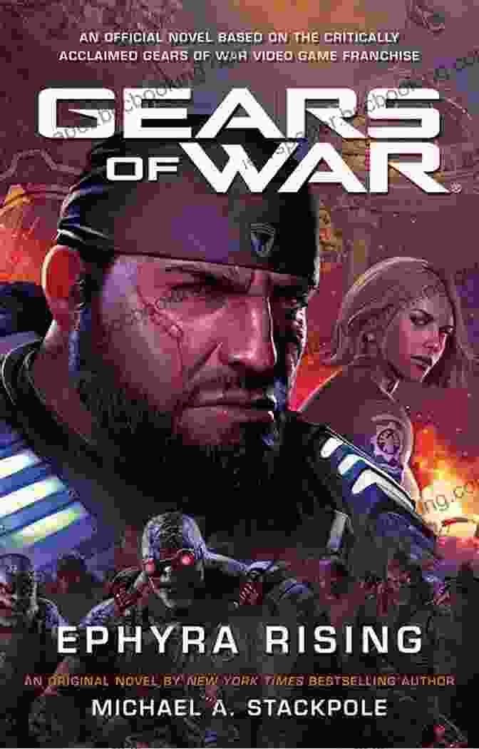 Gears Of War: Jacinto Remnant Book Cover Marcus Fenix And Anya Stroud Standing In Front Of The Ruins Of Jacinto City Gears Of War: Jacinto S Remnant