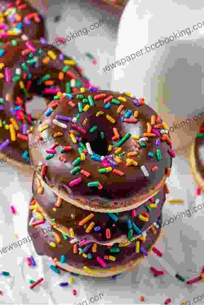 Glazed Doughnuts Topped With Sprinkles And Chocolate Drizzle Baking Recipe Sampler: Delicious Recipes For Scones Doughnuts And More From Our Favorite Cookbooks: Ovenly Sweet Debbie S Organic Treats And Sugarlicious