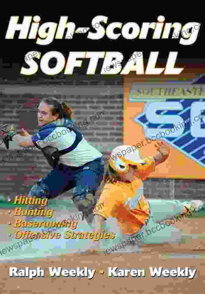 High Scoring Softball Book Cover With Author Karen Weekly High Scoring Softball Karen Weekly