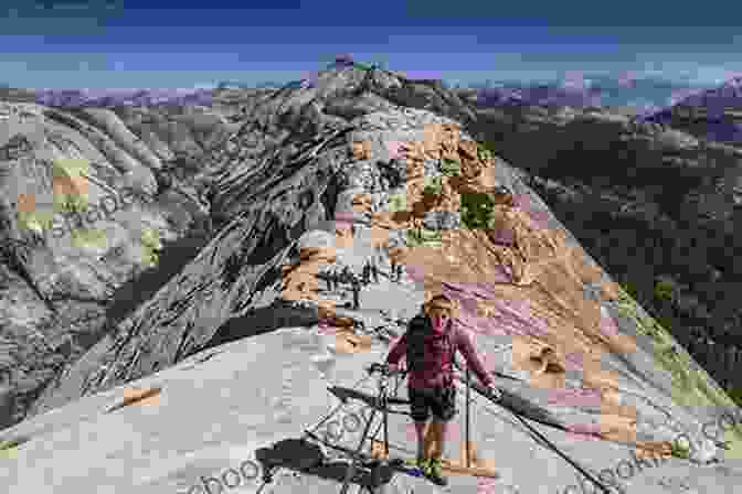 Hikers Ascending Half Dome In Yosemite National Park One Best Hike: Yosemite S Half Dome