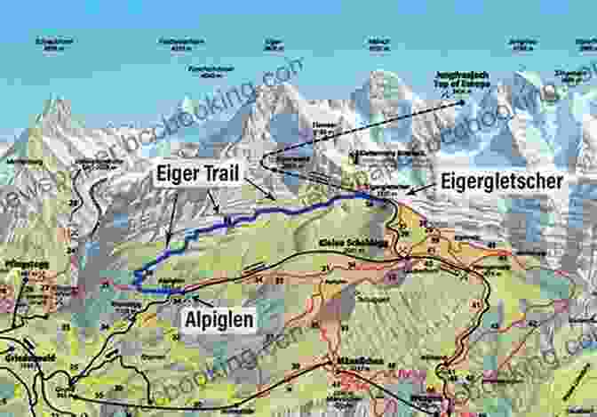 Hiking Trail Map Of The Bernese Oberland, Switzerland Walking In The Bernese Oberland: Over 100 Walking Routes (International 0)