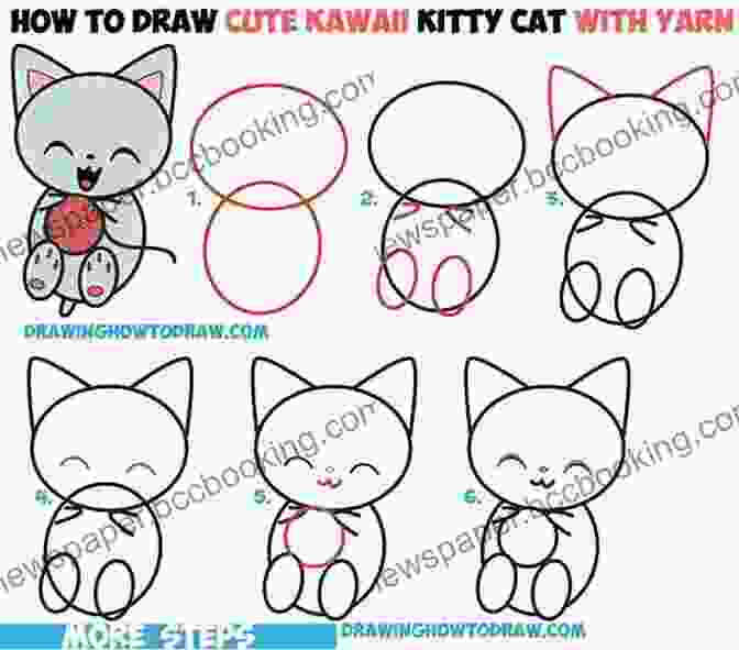 How To Draw A Cute Cat With Simple Shapes How To Draw 25 Animals Step By Step: Learn How To Draw Cute Animals With Simple Shapes With Easy Drawing Tutorial For Kids 4 8 Preschool Picture Birds Etc) (How To Draw For Kids)