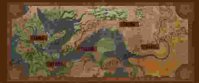 Map Of Kumandra, Showing The Heart Gem And The Five Lands Of Kumandra Disney Raya And The Last Dragon Raya S World