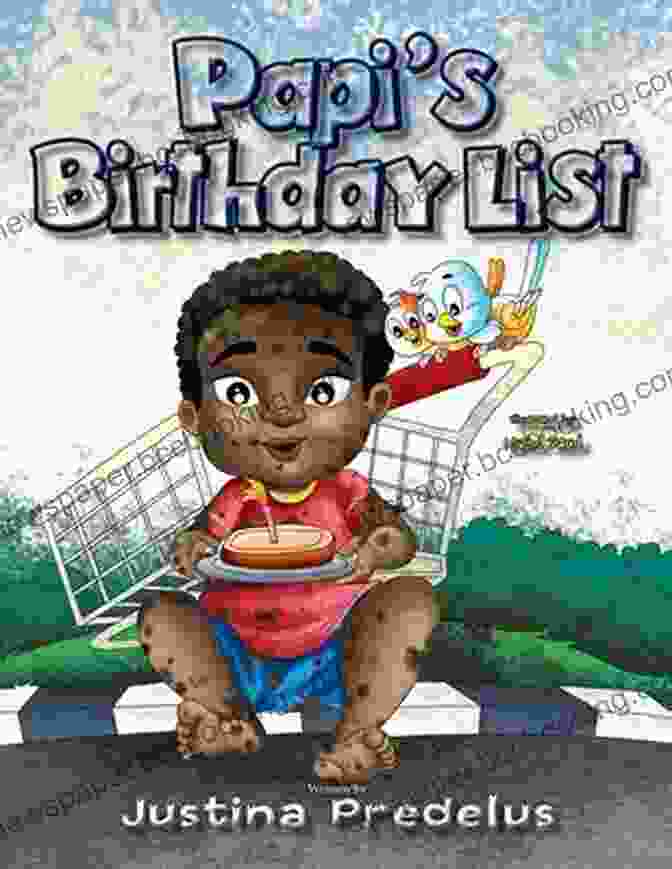 Papi's Birthday List Book Cover Featuring A Vibrant Tapestry Of Colors And Symbols Papi S Birthday List Justina Predelus