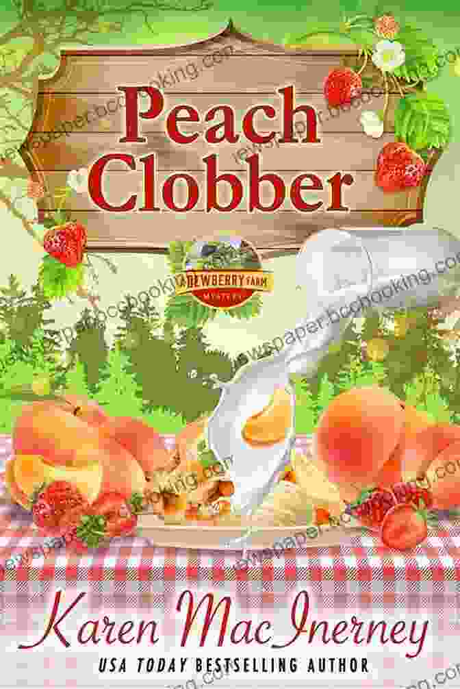 Peach Clobber Dewberry Farm Mystery Book Cover Peach Clobber: A Dewberry Farm Mystery