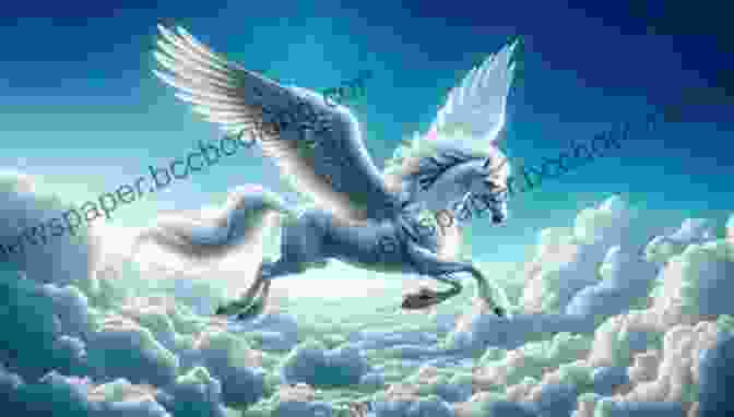 Pegasus, The Winged Hero, Soars Through The Sky, His Mane Flowing Behind Him. Olympus At War (Pegasus 2)