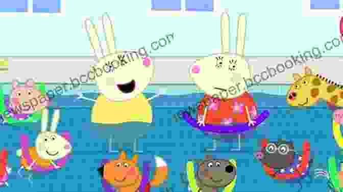Peppa Pig And Her Friends Swimming In A Pool Peppa Goes Swimming (Peppa Pig)