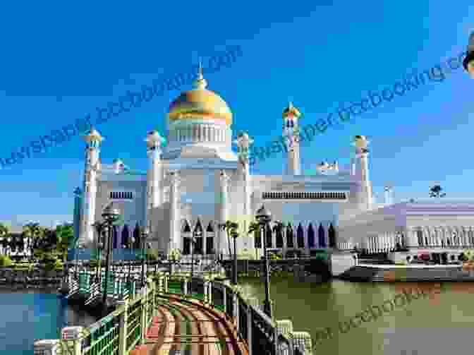 The Country Jumper Posing In Front Of The Omar Ali Saifuddien Mosque In Brunei Country Jumper In Brunei: History For Kids (History For Kids)