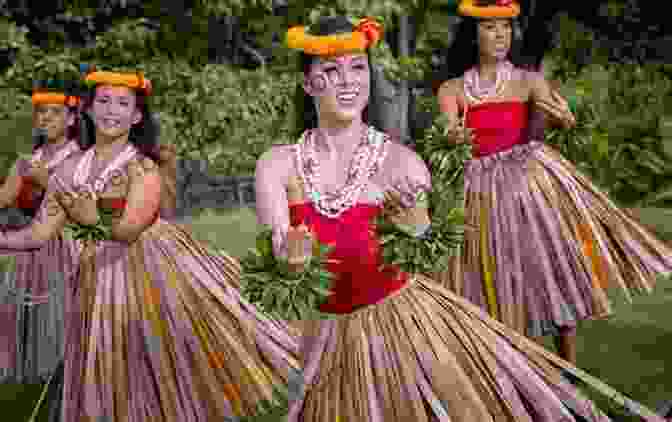 The Hawaiian Dancer's Family Troupe, Adorned In Traditional Attire, Performing On Stage. My Three Wishes: Memoir Of A Hawaiian Dancer Whose Family Troupe Traveled The World