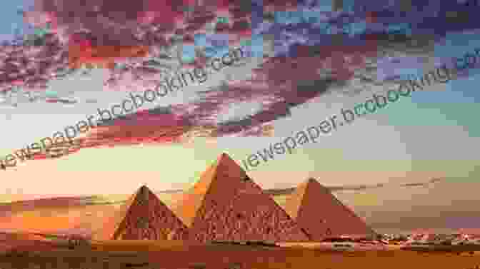 The Pyramids Of Giza At Sunset Bluebonnets To Pyramids: A Year In Egypt