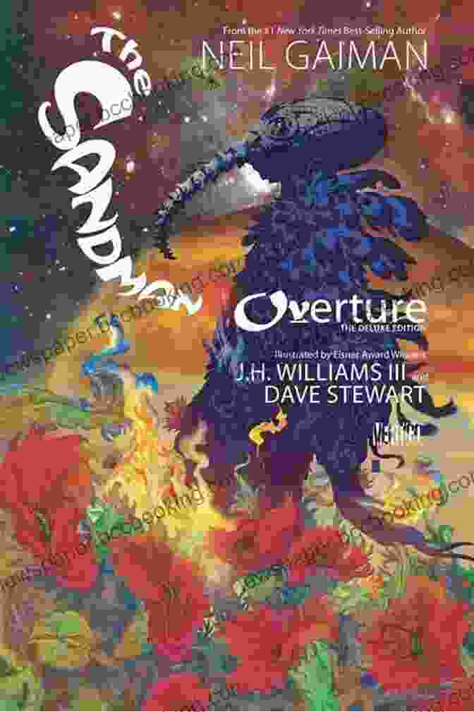 The Sandman Overture 2024 Deluxe Edition Cover Featuring A Mysterious Figure Amidst A Swirling Vortex Of Colors And Symbols The Sandman: Overture (2024): Deluxe Edition