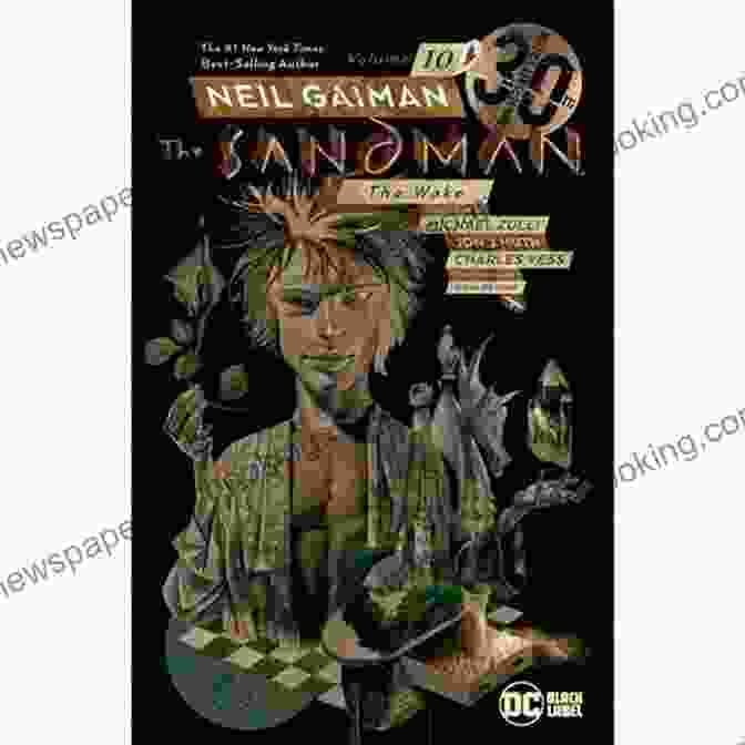 The Wake 30th Anniversary Edition Book Cover Featuring A Haunting Image Of A Woman In A Dreamlike State Sandman Vol 10: The Wake 30th Anniversary Edition (The Sandman)