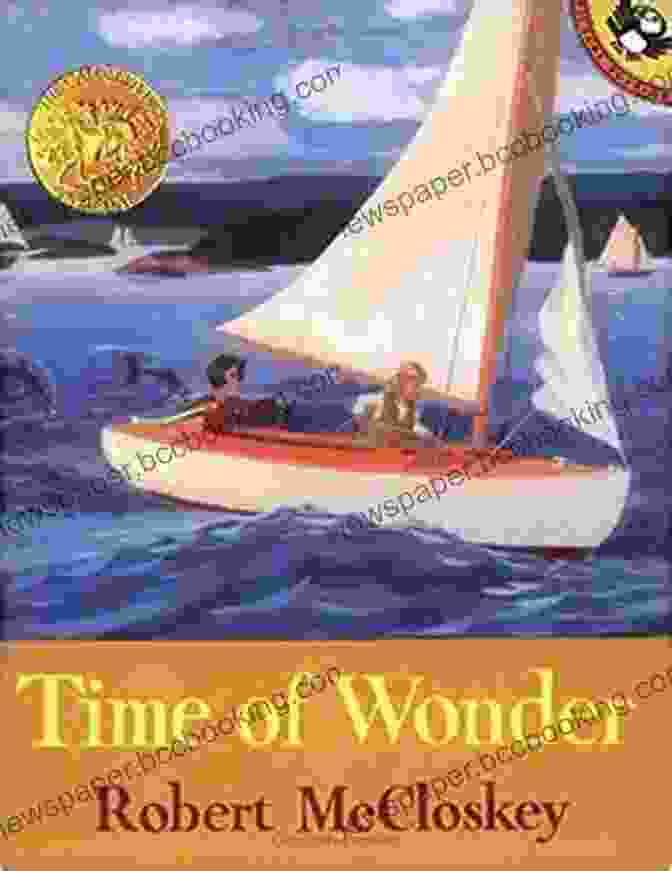 Time Of Wonder Picture Puffins Book Cover Featuring A Boy Looking At A Seal On A Beach Time Of Wonder (Picture Puffins)