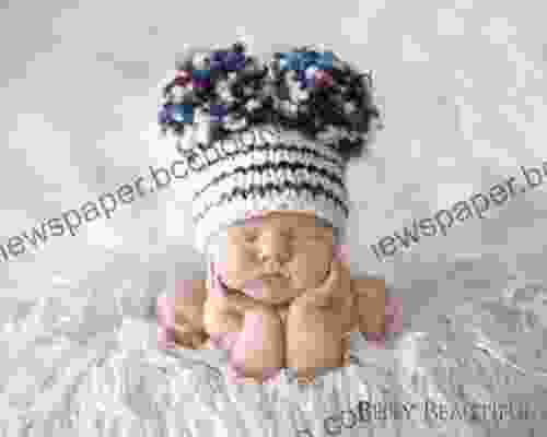 Snow Bunny Pom Hat Knitting Pattern 7 Sizes