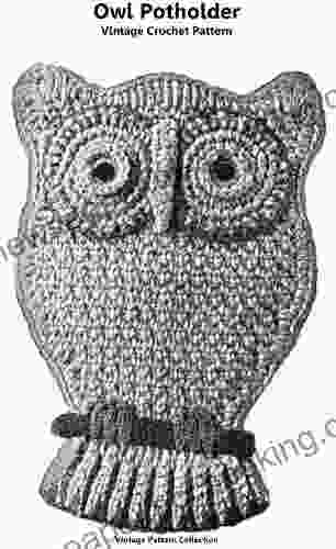 Owl Potholder Vintage Crochet Pattern